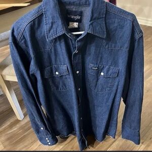 Wrangler Denim Button-Up Shirt
